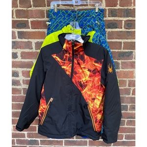 Spider Lot Of 3: Ski pant & 2 Jackets Boy size 16